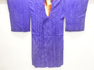 大正ロマン　麻の葉模様織出しロング道行コート